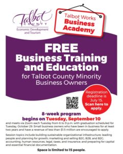 Talbot Works Business Academy, Fall 2024 Cohort